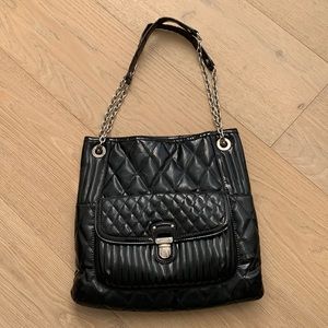 Coach Black Quilted Bag